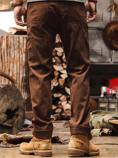 RUGGED WORKWEAR STRAIGHT-LEG UTILITY PANTS