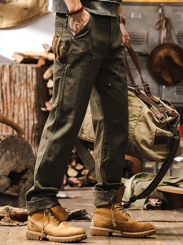 RUGGED WORKWEAR STRAIGHT-LEG UTILITY PANTS