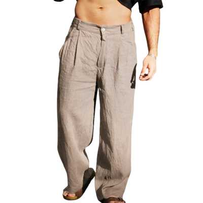 Sander | Linbukse med vide ben