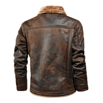 Noxar | Warm and Versatile Leather Jacket