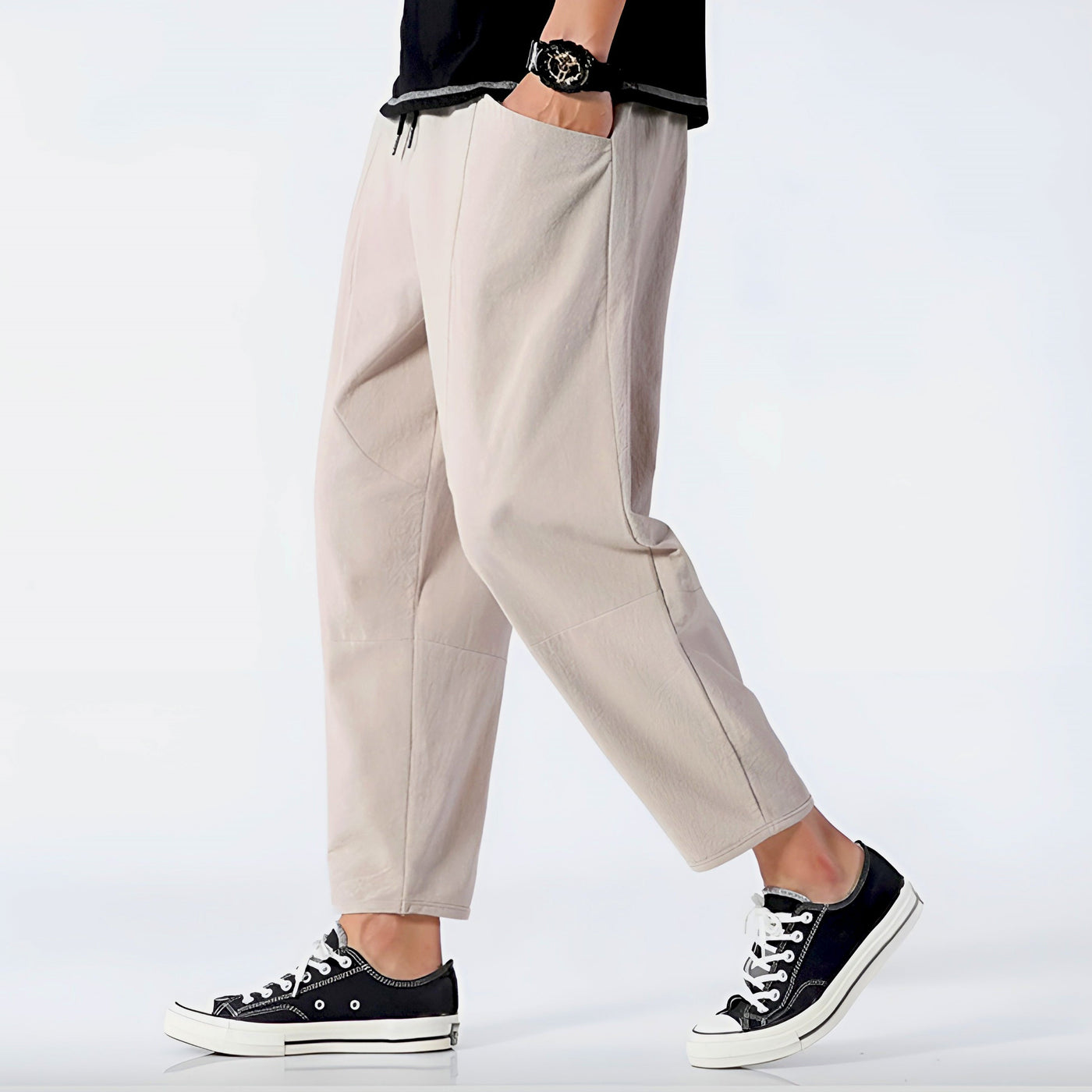URBAN CROPPED COTTON PANTS