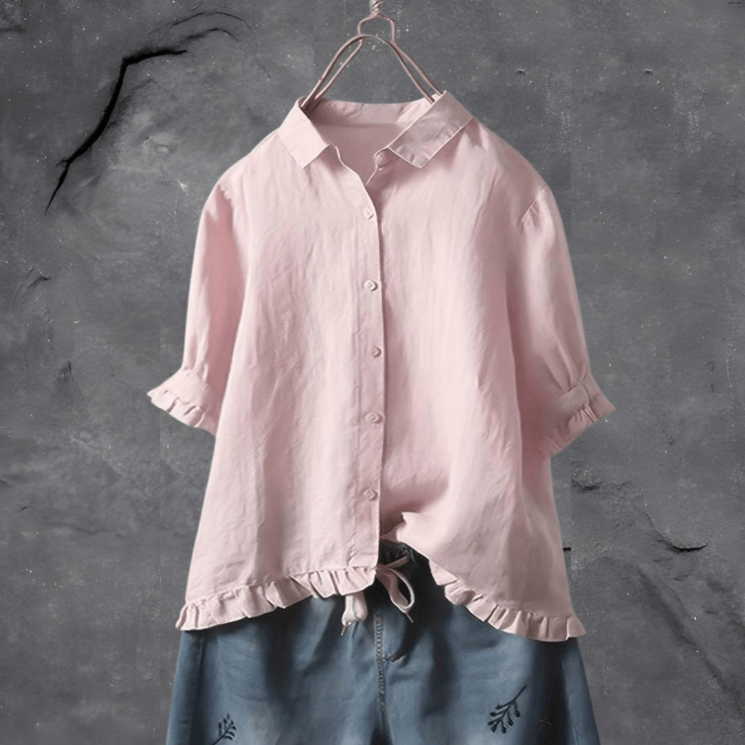 CELESTE ELEGANT SPRING SHIRT