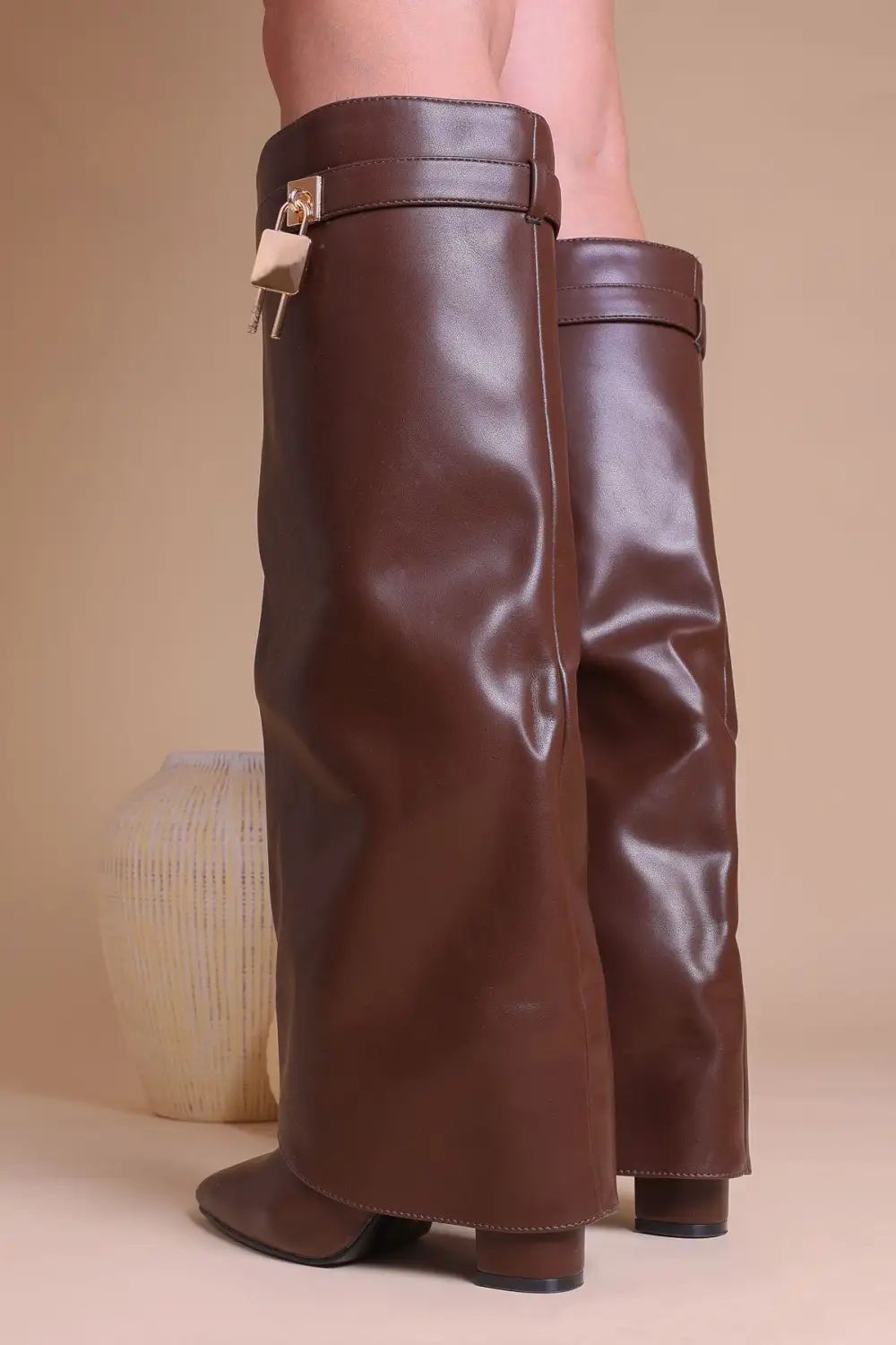 Amara Boots with Lock Detail