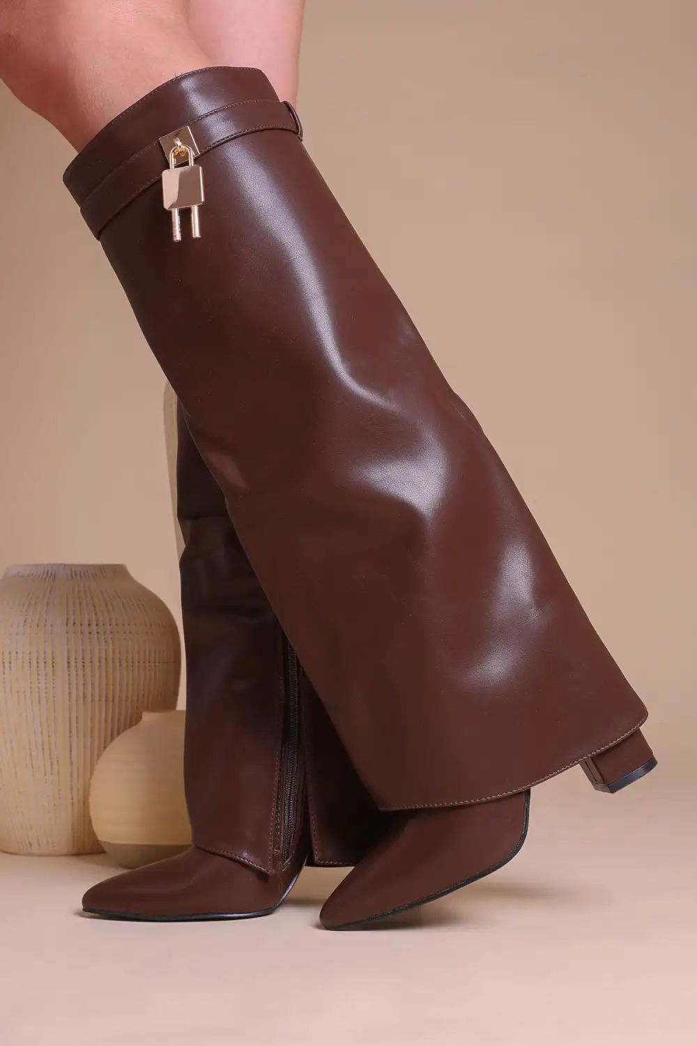 Amara Boots with Lock Detail