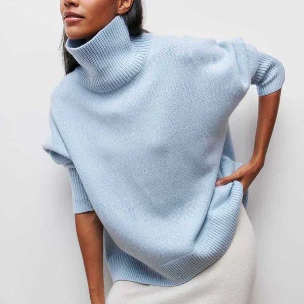 ARIA OVERSIZED TURTLENECK SWEATER
